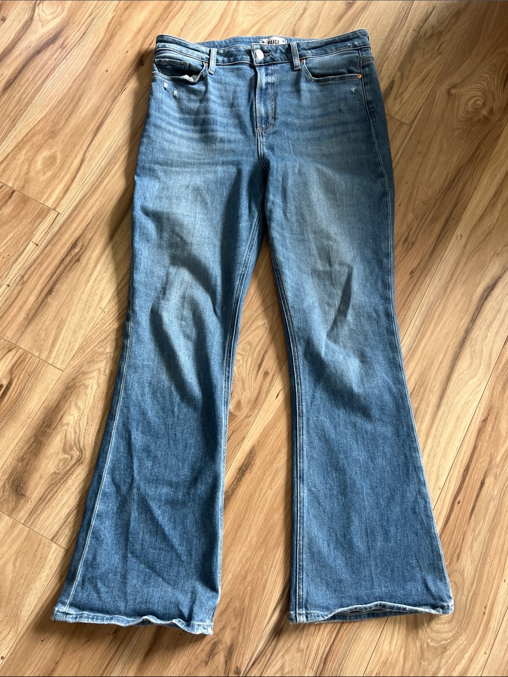PAIGE High Rise Laurel Canyon Flare Jeans size 31